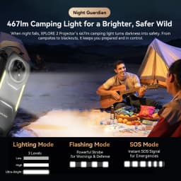 Blackview XPLORE 2 Projector 5G AI Rugged Smartphone, 6.73" 3.2K AMOLED Display, 50MP Camera, 20000mAh, Outdoor Mobile Phone NFC