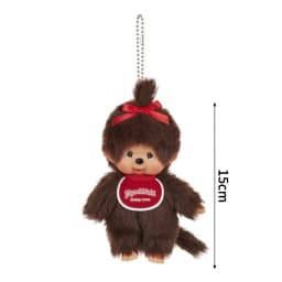 2026 NEW Monchhichi Plush Doll Pendant Kawaii Monkey Keychain Cute Cartoon Couple Keyring Bag Charms Birthday Gift 몬치치 モンチッチ