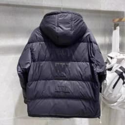 Winter New Style Men's Hooded down Cotton Jacket Fashionable Casual Versatile Bread Style Couple's Popular Korean Version