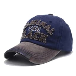 Unisex Vintage Baseball Cap Washed Cotton Hats For Men Women Casual BLACK Letter Embroidery Cap Outdoor Sports Cap