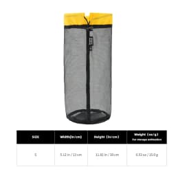 [HODR] Mesh Bags Lightweight Mesh Stuff Sack Drawstring Storage Bags Compression Pouches for Camping, Hiking, Laundry & Grocery