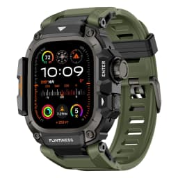 Rugged Band with Case for Apple Watch 49mm 46mm 44mm 45mm, Shockproof Bumper Strap for iWatch SE Ultra/3/2 Series 11 10 9 8 7 6