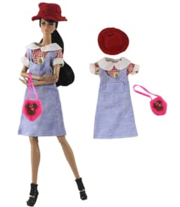 1 Set Doll Clothes 1:6 Scale Dress Outfit for 11.5 Inch 30cm Doll Many Style for Choice Gifts for Girls Doll Accessories #2