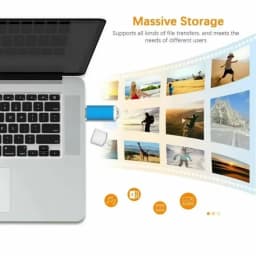Lenovo 16TB 2 In 1 OTG USB Flash Drive 3.0 Type C 8TB 4TB Pendrive For iPhone Samsung Huawei Xiaomi Android Laptop Memory Stick
