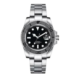 40mm Corgeut man Watch Custom Logo Luxury Sapphire NH35 Automatic Mechanical Watches Ceramic Bezel 120 Click Luminous
