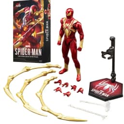 ZD Toy Spider-Man Brand New Day Spider Man PS4 Peter Parker Gold Black Red Iron Spider Hobie Brown Action Figure Toys Model Gift
