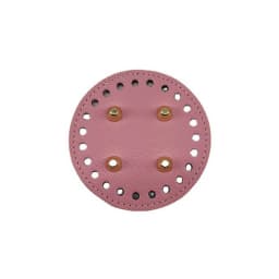 Round Bottom For Knitted Bag PU Leather Base Bag Accessories Handmade Bottom DIY Crochet Pad Woven Leather Bag Bottom