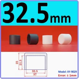 White Silicone Rubber Round End Cap Dust Seal Blanking End Stopper Protection Cover For Pipe Tube Furniture Pads 3mm-68.5mm