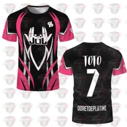 2026 New Jul T-shirts Ninetta Toto Pink Breathable Training Dp Football Jerseys Summer Fashion Casual Sports French Rapper Tees