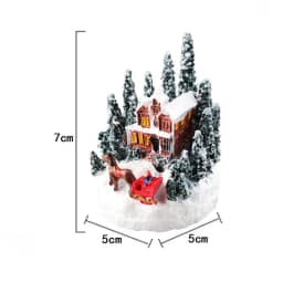 Christmas Decorations LED Night Lights Luminous Landscape House Children's Gift Christmas New Year Ornaments Festival Lighting
