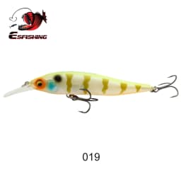ESFISHING Wobble Hard Lure NAHAN 75mm 7.1g 0-2.4 Dive Fishing Baits Flow Floating Minnow Isca Artificial