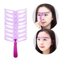 8-Piece Eyebrow Stencil and Tool Set for Creating Perfect Eyebrows at Home / Perfect Birthday/Christmas Gift