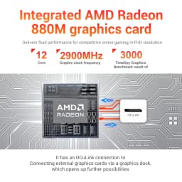 Firebat A8 Mini PC AMD Ryzen AI 9 365 32GB DDR5 1TB PCIe4.0 SSD Windows 11 OCuLink USB4*2 WiFi6 Gaming Desktop Computer