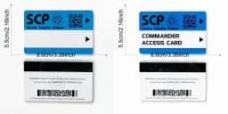 High Quantity Text Clear Letters Printed PVC SCP Hard Card Patches,top Hardboard,hardcard 8.5*5.5CM WF23461