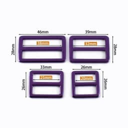 5/10Pcs 20/25/32/38mm Metal Tri-Glide Slider Clasp Bag Straps Buckles Handbag Backpack Strap Adjust Buckle DIY Bags Accessories