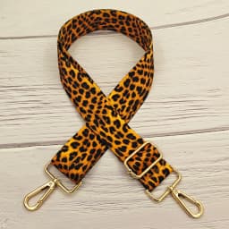 Fashionable and Versatile Leopard Print Shoulder Strap, Adjustable Single Shoulder Bag Strap, Replaceable Luggage Accessories