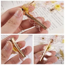Irregular Hair Pin Mold Silicone Resin Epoxy Barrette Mold Crystal Mould for DIY Crafts Making Accessories