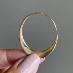 Elegant Concise Design Golden Plated Hoop Earrings for Women Bohemian Style Daily Versatile for Wedding Vintage Perfect Jewelry