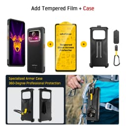 Ulefone Armor 25T Pro 5G Rugged Phone Android 15 30W Wireless Charging 50MP+64MP Night NFC Waterproof Smartphone
