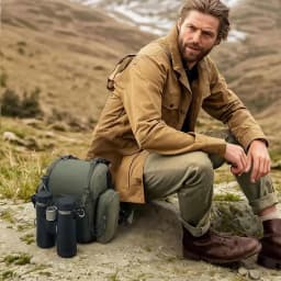 Portable Nylon Binocular Harness Chest Pack Bag Hunting Hiking Multi-Pocket Foldable Night Vision Goggles Front Pouch bag Bolsos