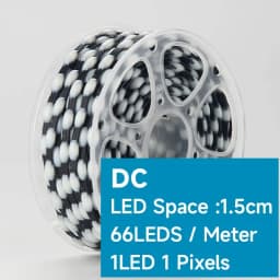 DC5V/12V 1000 Pixels WS2811 LED Seed Pixel String Light RGB IC Addressable Full Color IP68 3Pin Wire 1.5cm-10cm Pitch