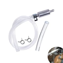 Clear Oil Extraction Pipe Brake Bleeder Kit One-Way Check Valves Quick-Connect Brake Bleeder Hose