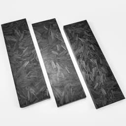 2Pcs Noctilucent Marbled CF Carbon Fiber Block Ripple Resin Tool For DIY Knife Handle Craft Supplies 135x40x5mm