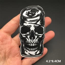 Feeling Good Embroidery Patch for Clothing Punk Iron on Patches Appliques DIY Sewing Clothes Jacket Jeans Home Decoration