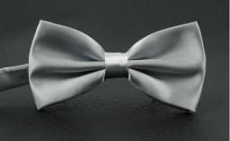 Double-layer bow tie men's business formal bow tie solid color bow tie gift