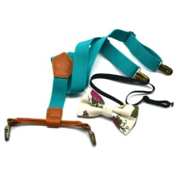 Child Kids Adjustable Elastic Suspenders Bow Tie Set for Children Boys Girls Wedding Birthday Costume Party Fashion Accessories