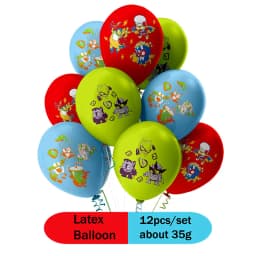 Cartoon Superzings Theme Disposable Tableware Set Birthday Party Baptism Communion Backdround Balloon Plate Decorate Supplie