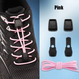 Elastic No Tie Shoelaces with Lock Buckle Stretch Quick Lace System for Sneakers Running Sports Shoes Adults Kids