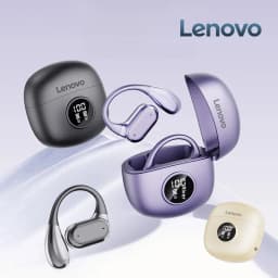 Original Lenovo Q17 Pro Clip-On-Ear Wireless Bluetooth Earphone With LED Noise Cancelling TWS Sport Earbuds Gaming Headset