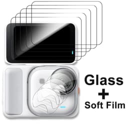 Screen Protector for Insta360 GO Ultra Action Camera Protective Tempered Glass with Lens TPU Film for Insta GO Ultra Accessories