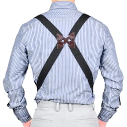 Adjustable Elastic Hip-Clip Suspenders for Men Side Clip Style 3.5cm Wide Heavy Duty Big Tall Trouser Braces Strap Belt Dad Gift