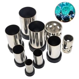 Premium Casting Steel Flask with Rubber Base for Plaster Mold Making Durable Professional Jewelry Tools