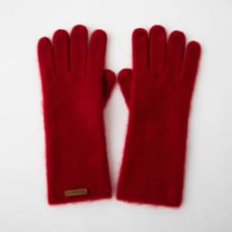 High-Quality Pure Cashmere Five-Finger Gloves Solid Color Long Warm Gloves For Men/Women Winter Outdoor Knitted Mittens Unisex