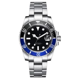 40mm Corgeut man Watch Custom Logo Luxury Sapphire NH35 Automatic Mechanical Watches Ceramic Bezel 120 Click Luminous