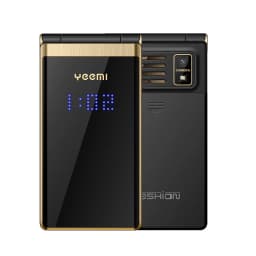 YEEMI M2+ LTE 4G Flip Mobile Phone 1800mAh 2.8'' Screen Big Button Loud Speaker GSM 2G CellPhone Free Leather Bag Flashlight
