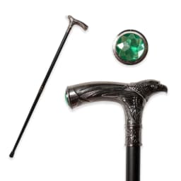 10 Colors Eagle-Head With Transparent Diamond Man Luxury Fashion Walking Stick Women Decorative Elegant Walking Canes