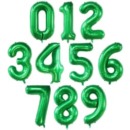30 40inch Gradient Rose Red Big Number Foil Balloons 0 1 2 3 4 5 6 7 8 9 18 Years Old Birthday Party Wedding Party Decoration
