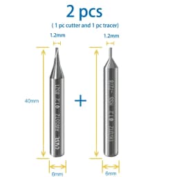 Key Cutter Milling Cutter with Resistant to breakage for Wenxing DEFU Manual Vertical Key Duplicating Machine Locksmith Tools
