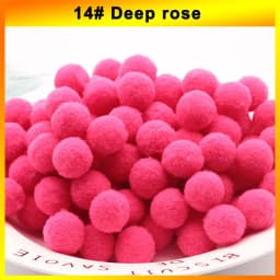 300-30Pcs Multicolor Pompoms Fur Balls Glitter Fluffy Pom Poms Elasticity Pom pom Soft Balls for DIY Crafts 8/10/15/20/25/30mm