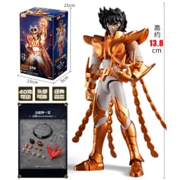 Original Anime Saint Seiya model kit toy Saint Seiya Phoenix Ikki Gemini Saga Shura Camus Action Figure Splicing Toy collect