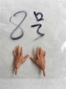 New Original Replacement Doll Hands Monstering High Doll Toy Parts Black Gray Yellow Blue Fishman Doll Hands DIY Toy Accessories