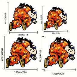 VIKAMA Abstract Cartoon Character Design Carpet - Soft, Irregular Shape, Suitable For Bedrooms, Living Rooms And Home Decoration