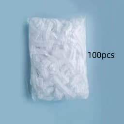 300/100/Pack Heavy-Duty Elastic High-Quality Disposable Shower Caps - Transparent Plastic Disposable Head Covers for Travel, Hair Salons, Hair Dyeing, and Haircuts, Suitable for Hair Care, Swimming, and Bathing - Indoor Shoe Covers, Clean and Hygienic, Durable and Hygienic Design, Secure Fit, Easy to Put on and Take Off, Protects Hair | Stable Non-Slip Headgear | Disposable Toiletries