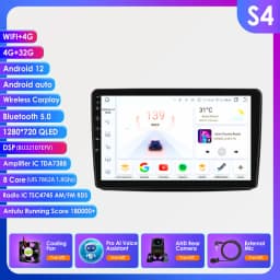 Android 13 Car radio for Fiat Panda 2003 2004 2005-2012 multimedia player 4G 8Core Autoradio GPS Stereo Carplay 2din Head Unit
