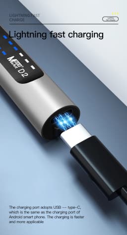 MaAnt D2 Electric Grinding Pen Intelligent Charging Engraving Pen Phone CPU IC Polishing Lattice Cutting Tools LCD OCA Remover