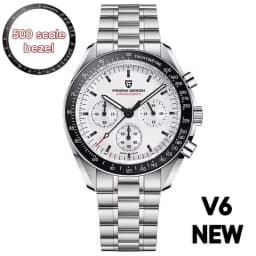 PAGANI DESIGN 2026 Moon Watch For Men Top Brand Luxury Quartz Mens Watches Chronograph Luminous Sapphire Mirror Waterproof Clock